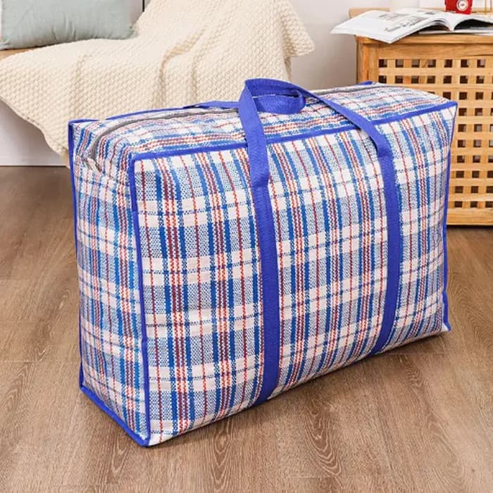 Sac tissé pliable de grande capacité pour maison mobile