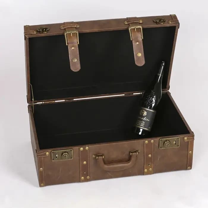 Valise vintage de style rétro européen