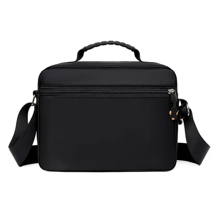 Sac messager imperméable de grande capacité pour homme – Sac bandoulière en nylon durable avec plusieurs poches pour les voyages et le travail