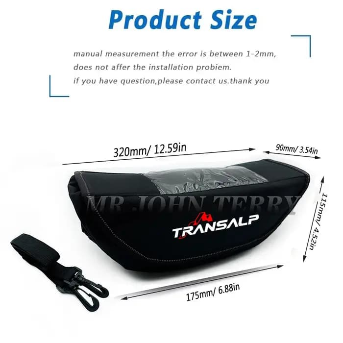 Sac étanche pour accessoires de moto XL750, sac de rangement pour guidon, sac à outils de voyage pour Honda XL750 Transalp 2023-XL650 XL 750 650