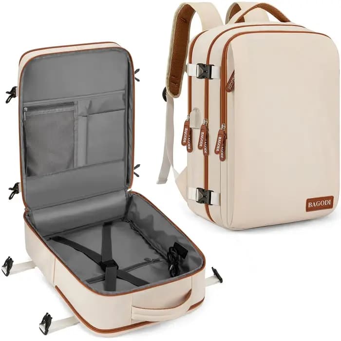 Geestock cabine voyage sac à dos pochette d'ordinateur Easyjet Carry-Ons 45x32x20 sac à dos grande capacité bagage à main cartable décontracté