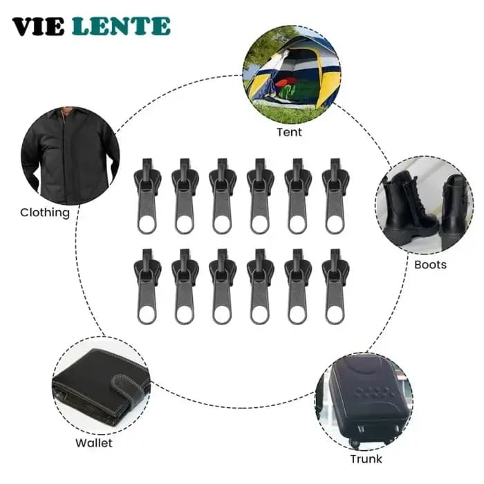 Kit de réparation de fermetures éclair universelles