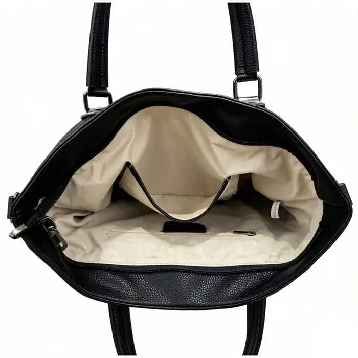 Sac à bandoulière en cuir PU vintage à texture croco, grand sac fourre-tout pour femme, sac à main avec chaîne décorative pour le travail et les trajets quotidiens