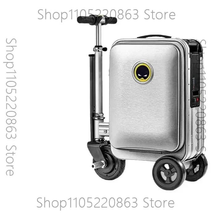 Valise électrique tout-terrain 2026 avec batterie ultra longue durée, valise cabine 20 pouces avec mot de passe
