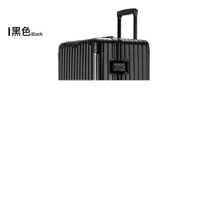 Valise 100% aluminium 3:7 fendue pour bagage en métal de capacité maximale 26/28/32/40 pouces valise