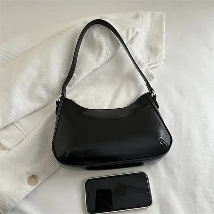 Sac Hobo minimaliste de couleur unie