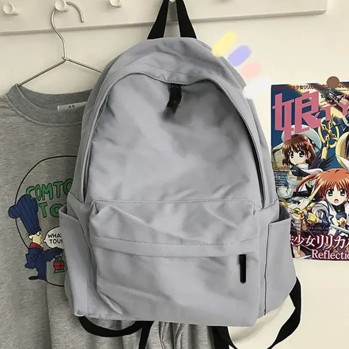 Sac à dos en toile à la mode de grande capacité