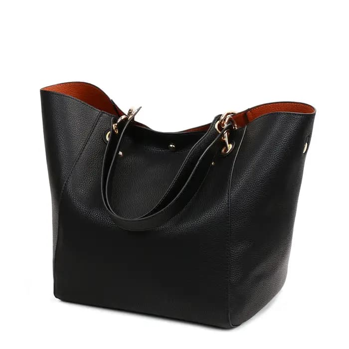Sacs à bandoulière en cuir de luxe pour femmes 2019 grande capacité fourre-tout à poignée supérieure