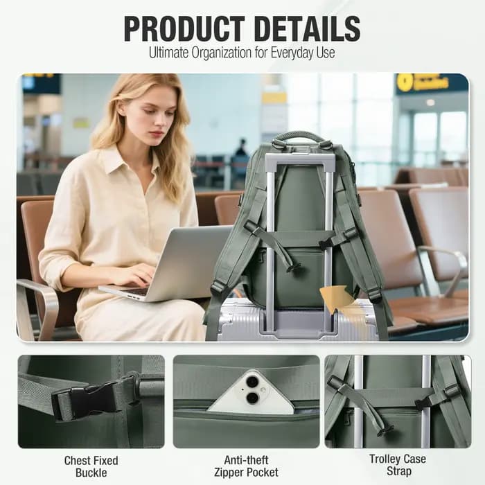 Sac à dos de voyage sous vide 40x30x20 pour cabine Ryanair Wizzair Easyjet