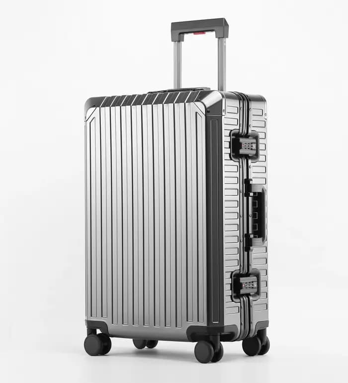 Ensembles de bagages durables grande capacité 2026 – Valises 100 % aluminium avec roues pour femmes