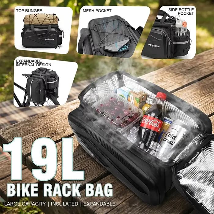 Sac de transport pour vélo VTT BUCKLOS 19L