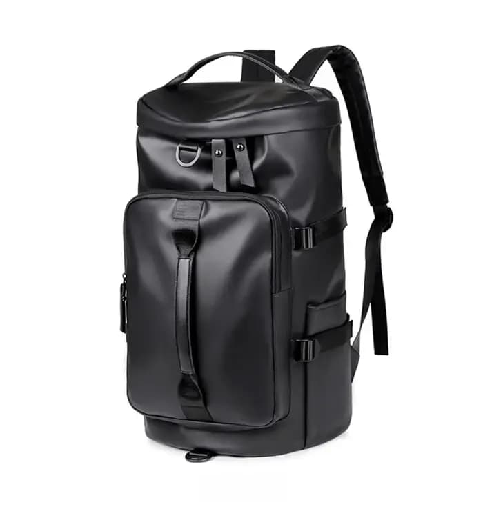 Sac à dos de sport et de voyage polyvalent en cuir PU pour hommes et femmes, sac à bandoulière décon