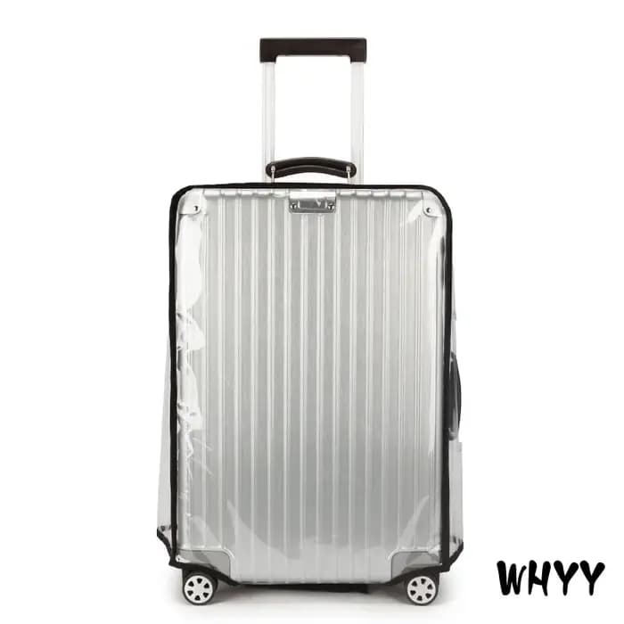 Protecteurs de couverture de valise en PVC Transparent