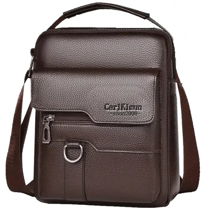 Le sac à bandoulière à une épaule pour hommes convient aux voyages d'affaires et peut être porté à la main en matériau Pu.