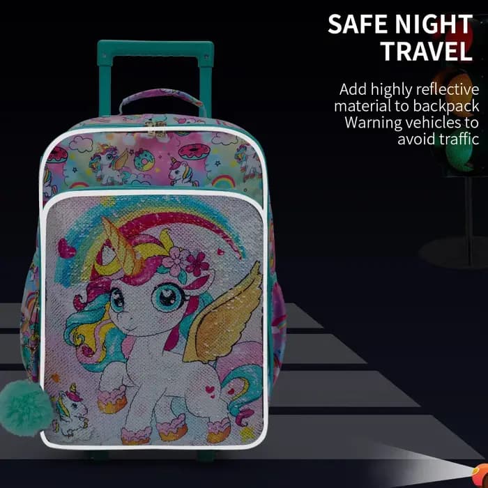 Valise de voyage à roulettes pour enfants