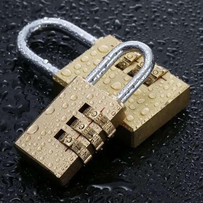 4 chiffres mot de passe serrure combinaison valise bagages métal Code mot