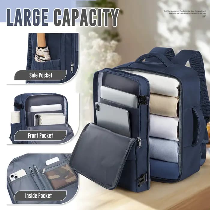 Sac à dos de cabine 40x30x20 pour Ryanair EasyJet
