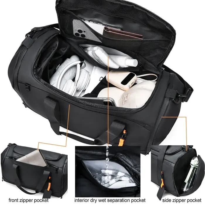 Sac de sport et de voyage multifonctionnel pour gym