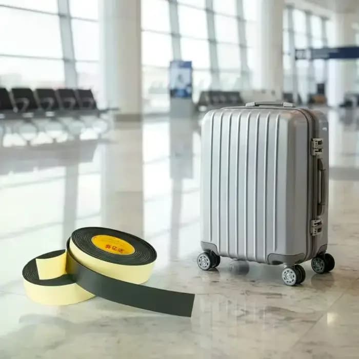 Autocollants silencieux pour roulettes de bagages : réduction du bruit et protection résistante à l'usure pour valises