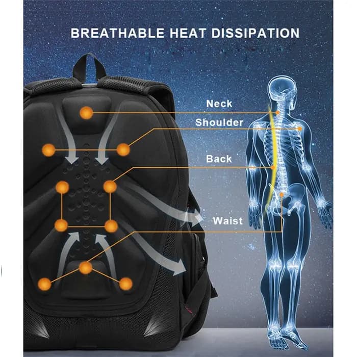 Grands sacs à dos de voyage imperméables pour avion