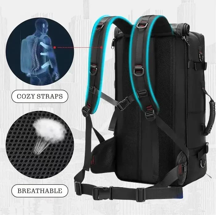 SWISS MILITARY-Sac à dos de voyage étanche multifonctionnel pour homme, sac pour ordinateur portable