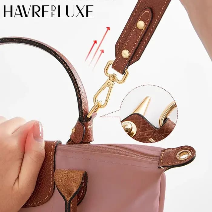 Bandoulière de sac en cuir pour pochette Longchamp