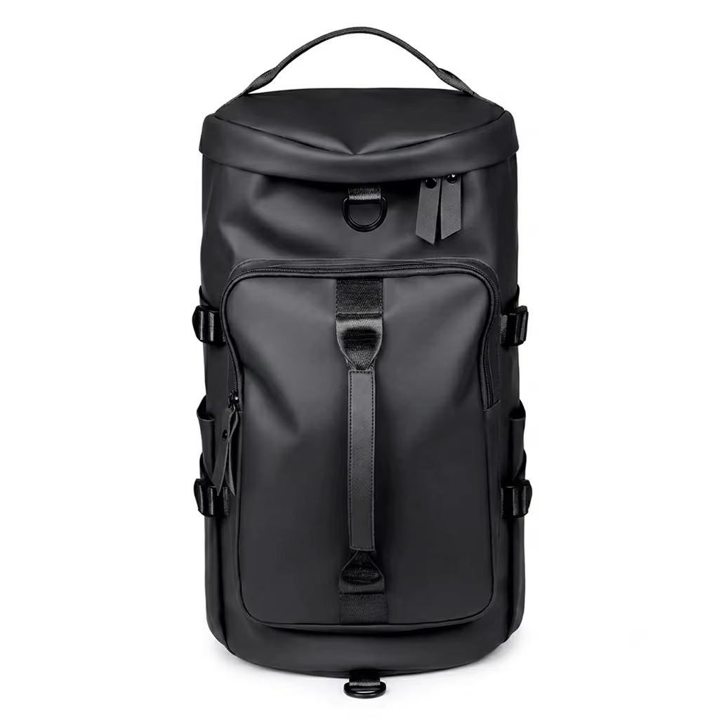 Sac à dos de voyage étanche 40L pour hommes, sac de sport avec compartiment à chaussures, grande cap