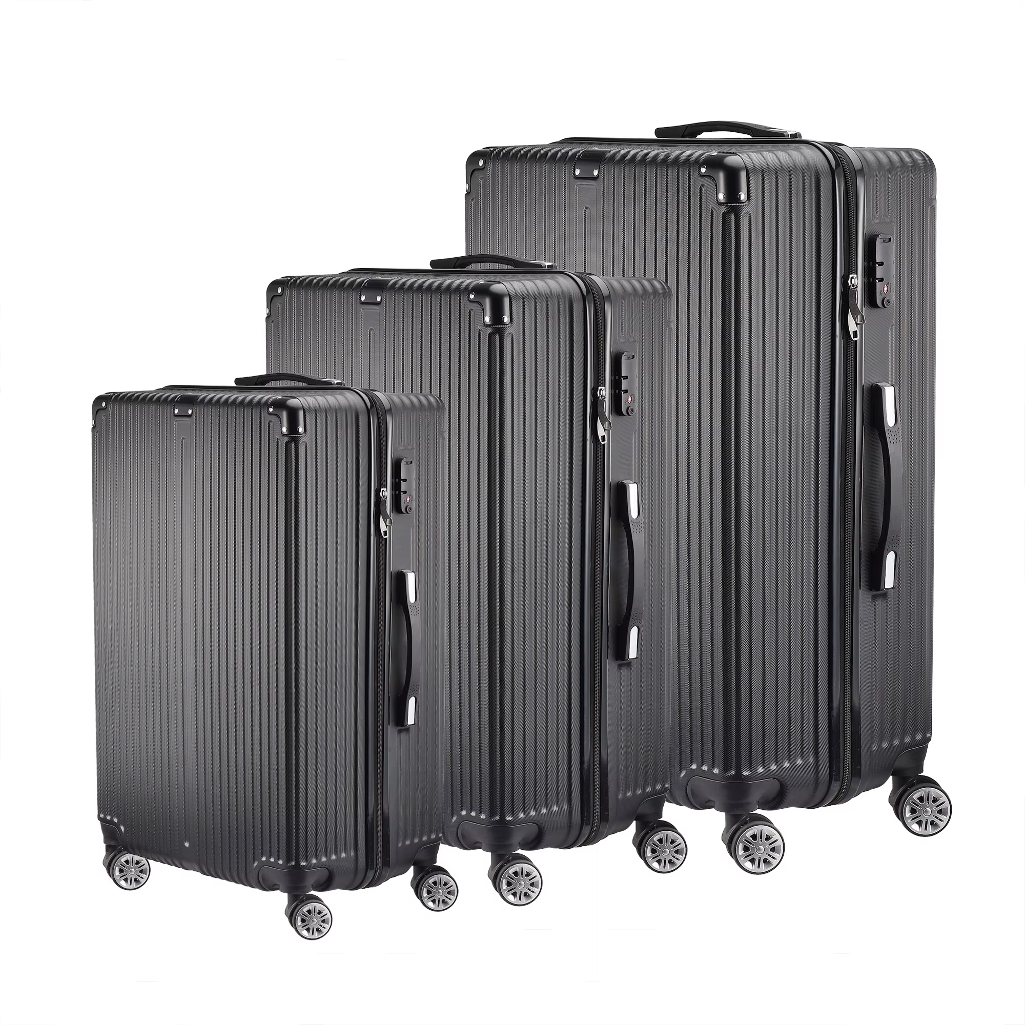 Superaly, Ensemble de bagages de 20/24/28 pouces, avec 4 roues à 360 degrés ° Valise extensible en