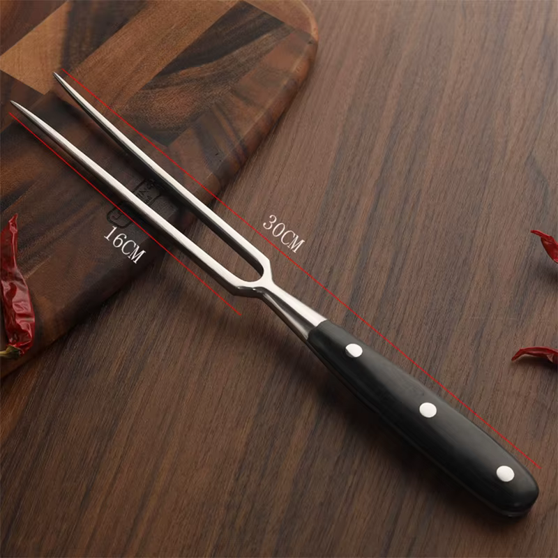 Fourchette de barbecue pour viande, outils de grillade, accessoires de barbecue en acier inoxydable,