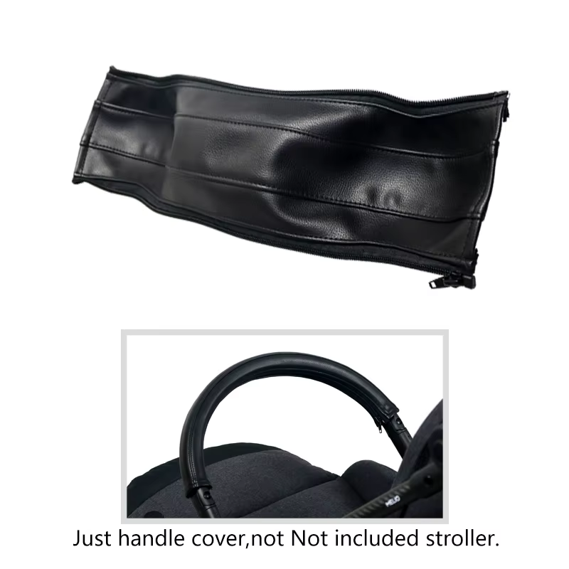 Housse en cuir PU adaptée à la poignée de poussette Cybex Melio Carbon, housse de protection pour ac
