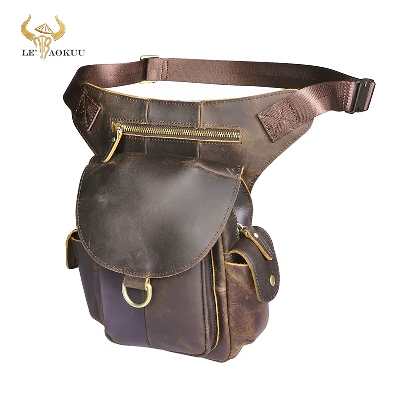 Sac Mochila en cuir pour hommes, Design de qualité, sacoche multifonction, organisateur de mode, ban