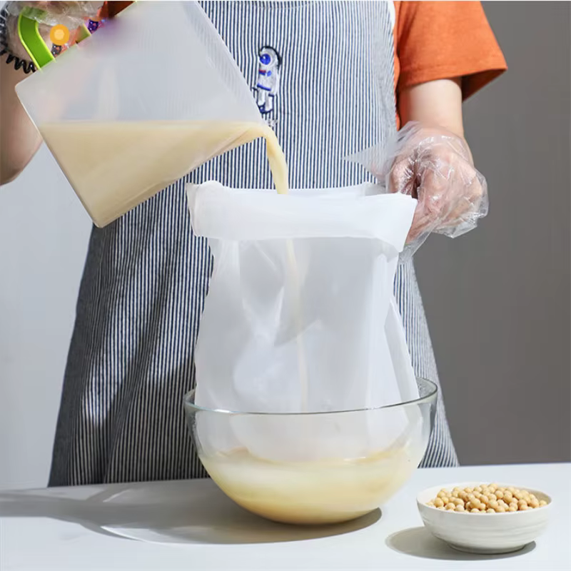 Sac filtrant en Nylon de qualité alimentaire, filet en maille pour thé, bière, lait, café, filtre d'