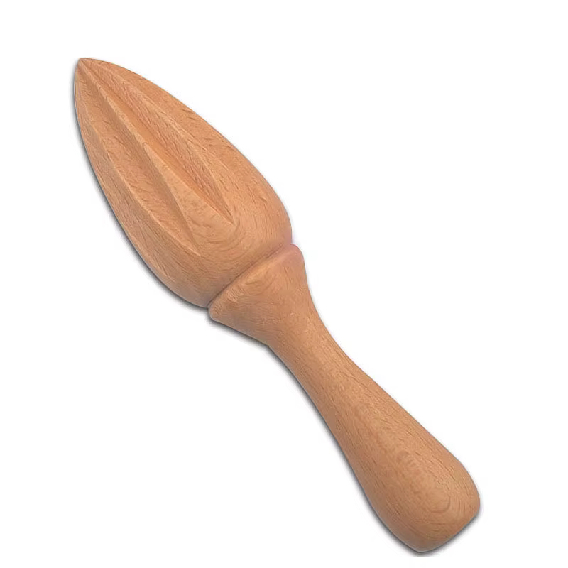 Presse-agrumes manuel en bois de hêtre, presse-citron facile à tenir pour la cuisine, idéal pour la 