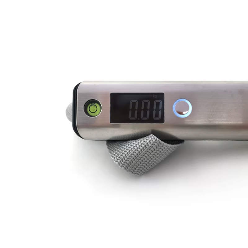 BECBI-Pèse-bagage avec niveau à bulle pratique et ruban à mesurer pour voyageur, balance électroniqu