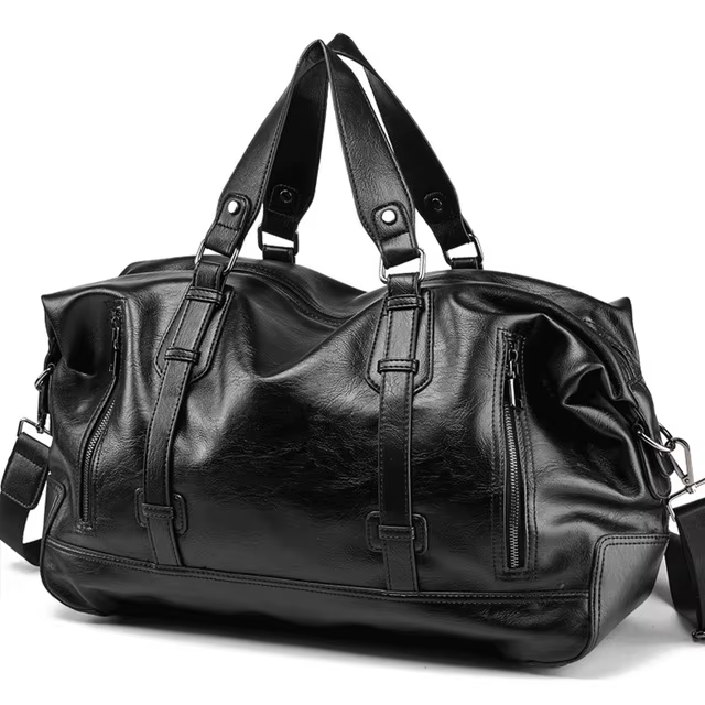GUMST hommes sac à main en cuir grande capacité sac de voyage hommes sac à bandoulière mâle voyage D