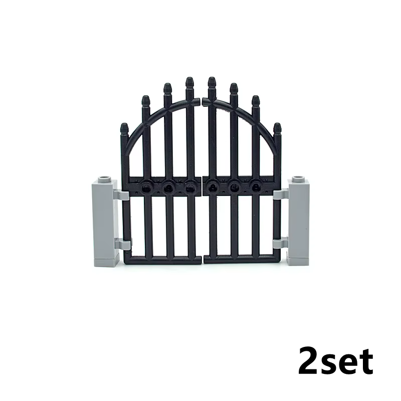 Décennie s de construction de maison d'amis, pièces MOC, porte, fenêtre, château, hôtel, jouet en br