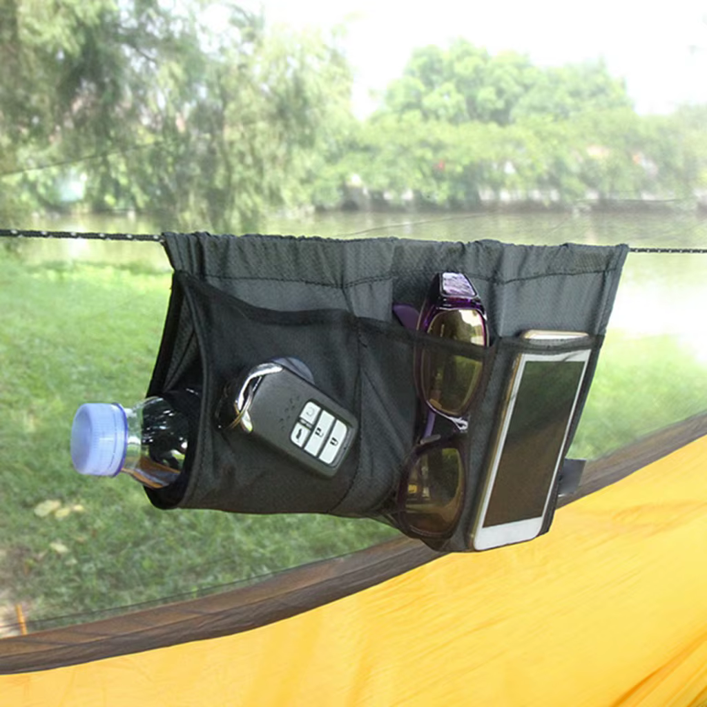 Sac de rangement suspendu pour débris de hamac à 7 poches, organisateur pour Camping et randonnée