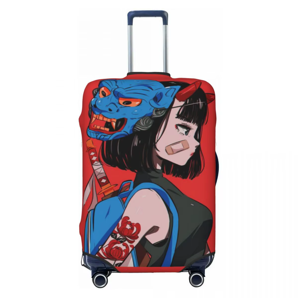 Juste de valise Anime Girl, Japon Yakuza, Pratique, Voyage, Protection, Valises, Vacances