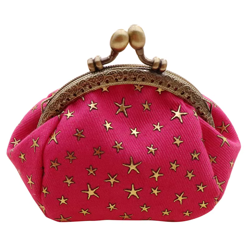 Petit sac à main en tissu denim étoile, sac d'argent, sac à main à poignée, sac pour carte-clé