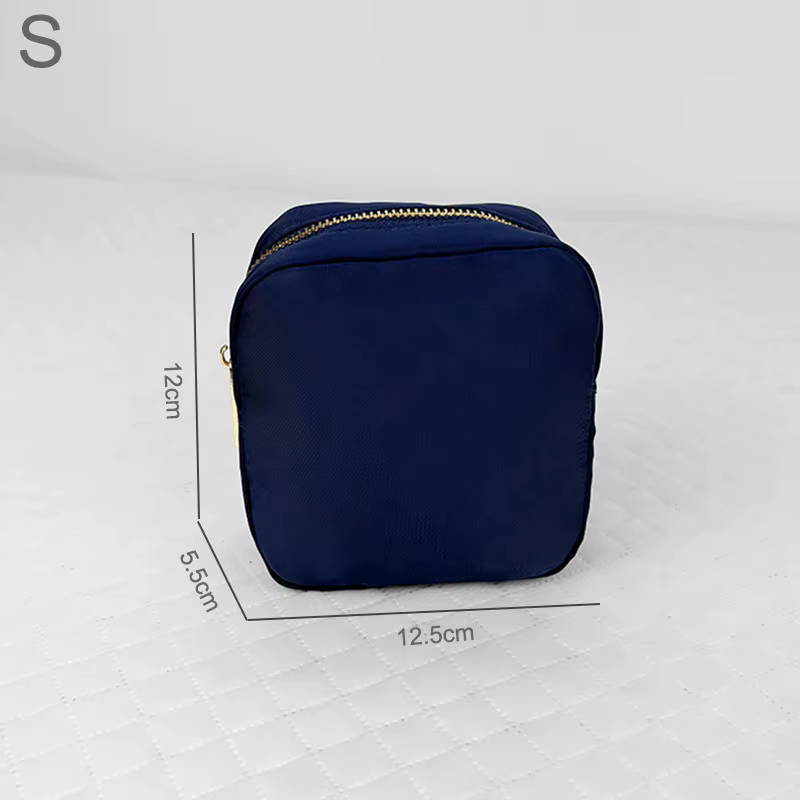 Sac à dos de maquillage académique bleu marine, sac à dos en Nylon étanche, sac de voyage en plein a
