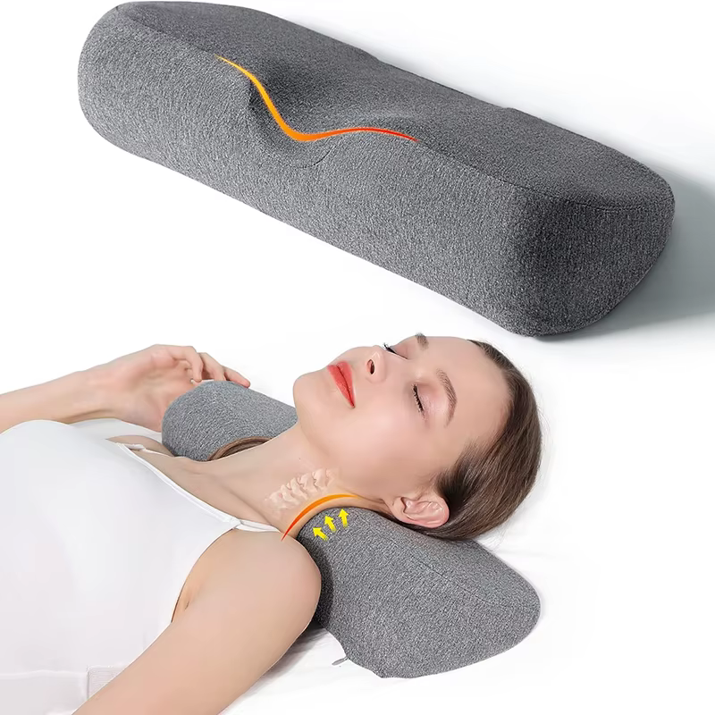 Oreiller cervical, oreiller de contour en mousse à mémoire de forme, oreillers de lit pour dormir la