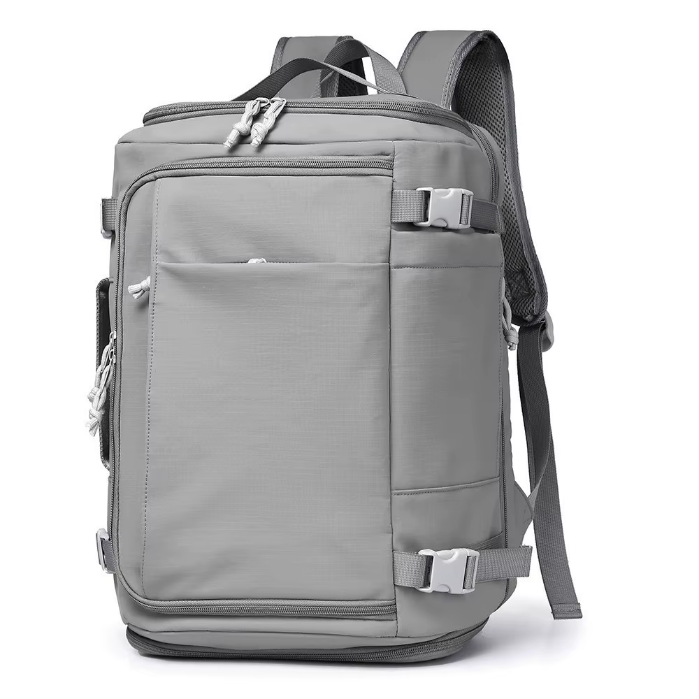 Sac à dos de voyage de style valise grande capacité anti-rayures avec compartiment à chaussures et b