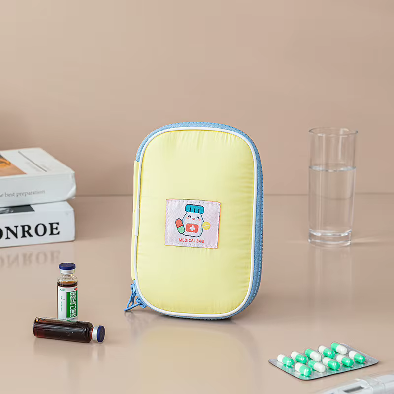 Sac médical de voyage Portable en Nylon, Kit d'urgence étanche mignon, pochette de stockage de médic