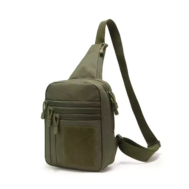 Sac bandoulière tactique dissimulé, sac de poitrine, sac à bandoulière EDC pour la randonnée, la cha