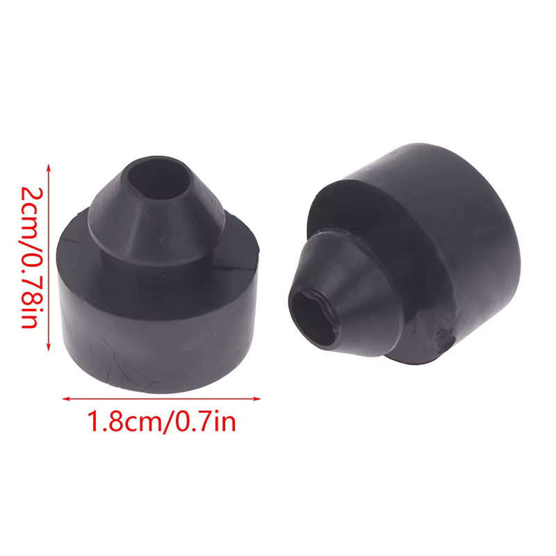 Nouveau lot de 10 supports de siège en caoutchouc noir pour moto et scooter CG125 GN125 EN125 GS125 