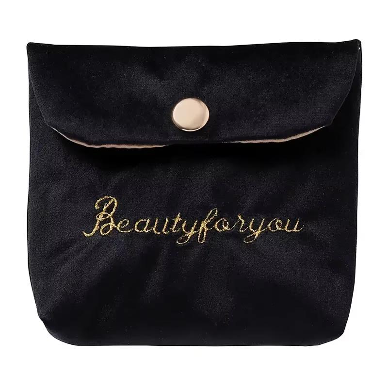 Sac à cosmétiques Portable en velours, Mini pièce de monnaie, carte d'identité, rouge à lèvres, mall