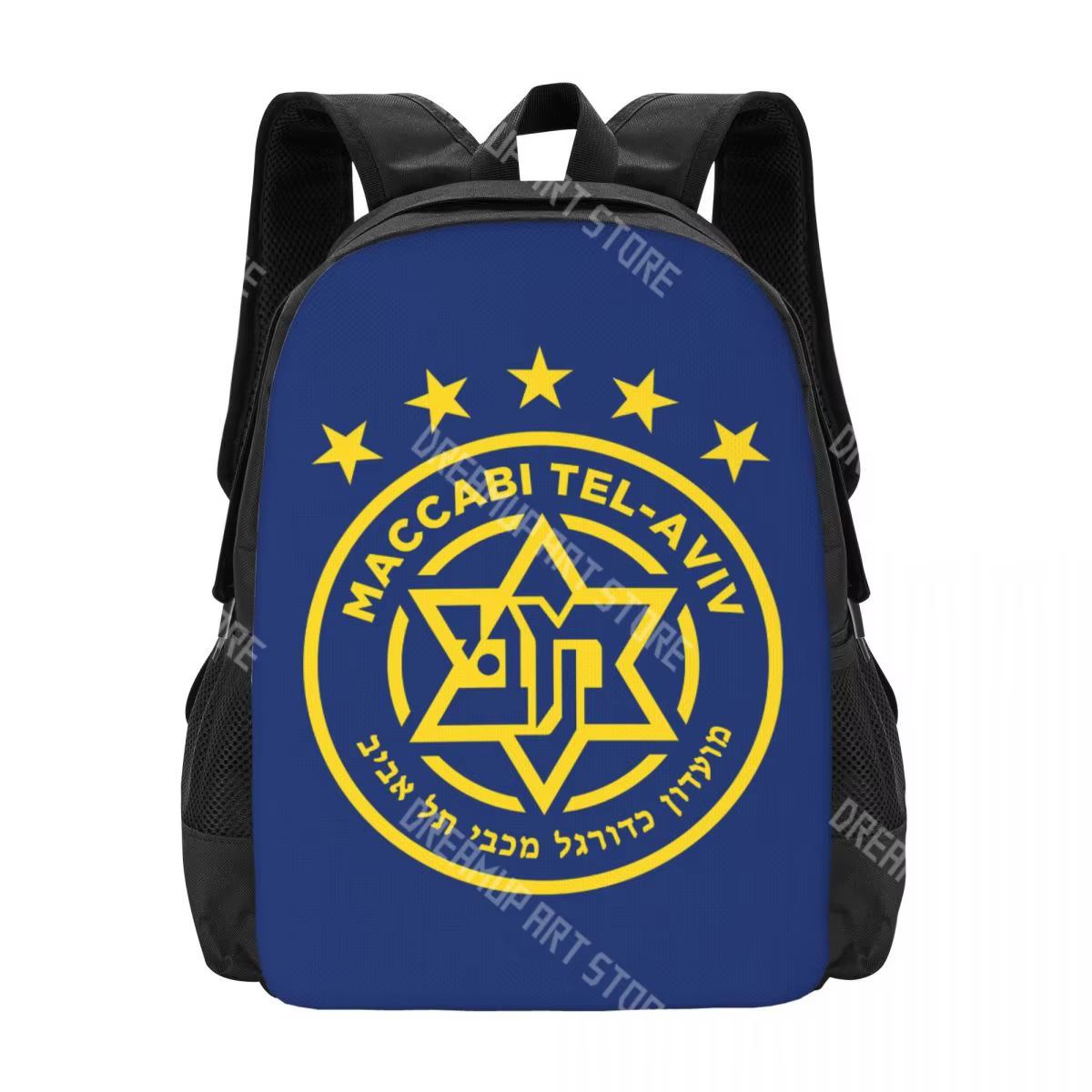 Sac à dos de voyage 5 étoiles pour ordinateur portable Maccabi Tel Aviv, sac à dos pour ordinateur p