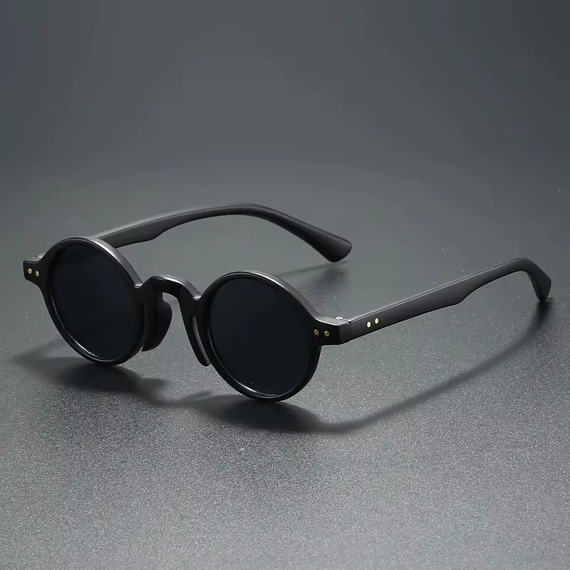 UVLAIK mode petite monture ronde lunettes de soleil unisexe rétro Punk lunettes de soleil à la mode 