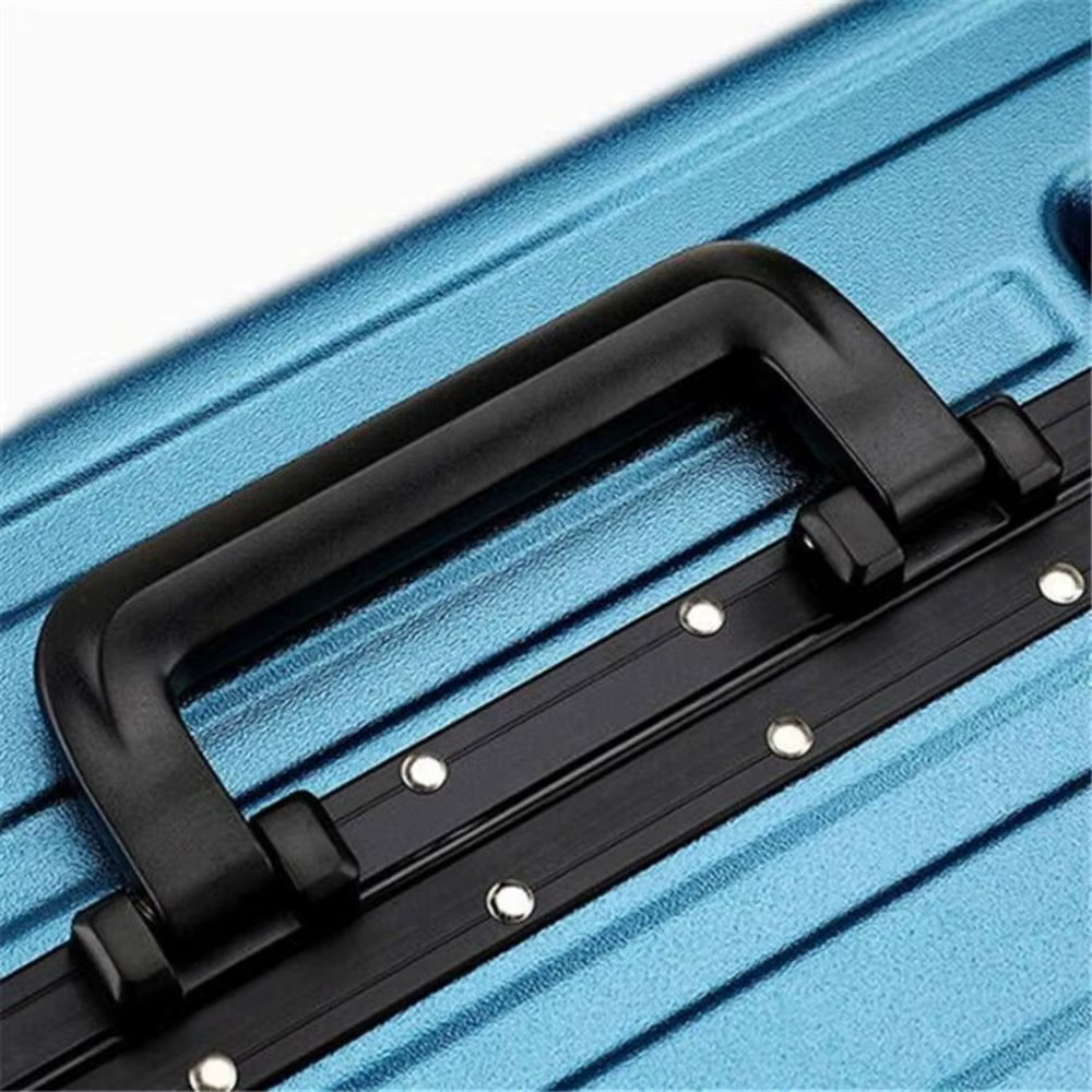 Poignée de boîte à bagages en plastique noir et argent, Durable, remplacement de valise, poignée de 