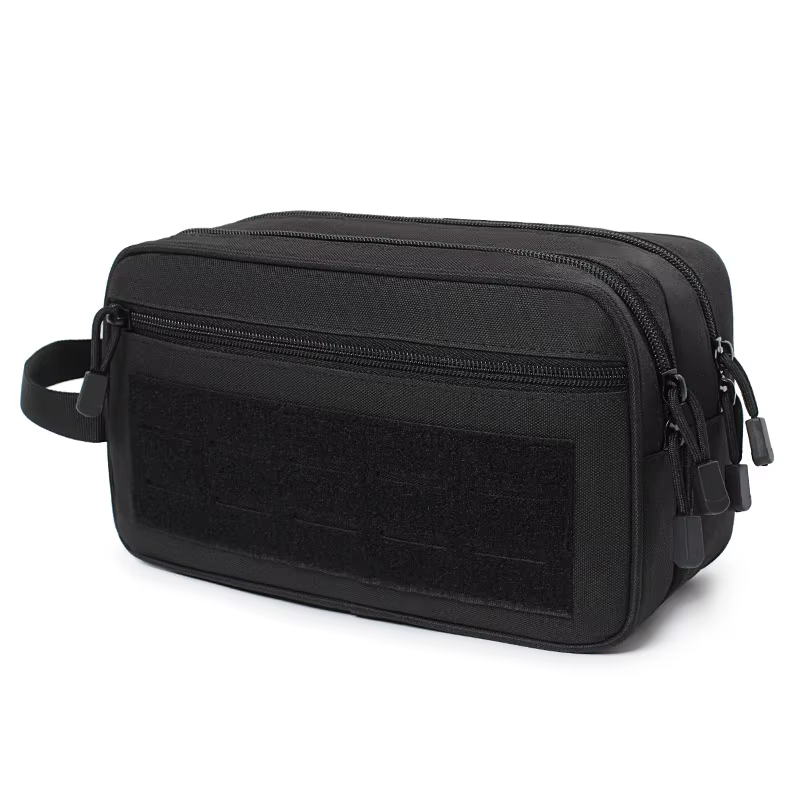 Trousse de toilette tactique pour hommes, sac d'hygiène de voyage, trousse de toilette militaire, po